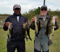 William Flood and Mike Calloway first place 14.28 lbs at east lake toho